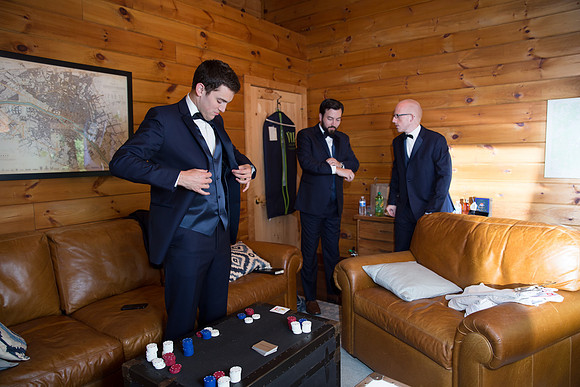 Wedding in Chapel Hill Getting Ready images at Valhalla