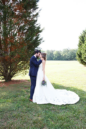 Bride & Groom June wedding at Valhalla Chapel Hill