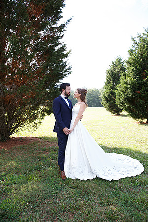 Bride & Groom June wedding at Valhalla Chapel Hill