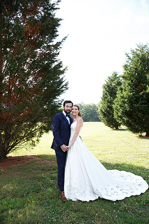Bride & Groom June wedding at Valhalla Chapel Hill