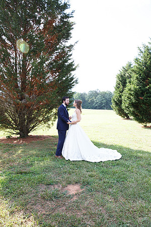 Bride & Groom June wedding at Valhalla Chapel Hill