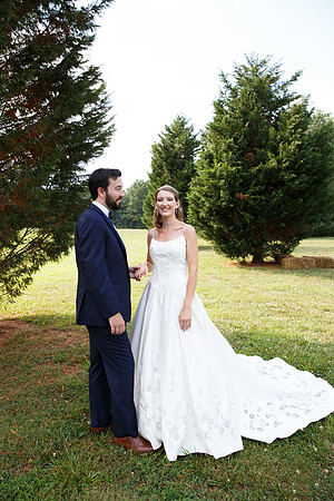 Bride & Groom June wedding at Valhalla Chapel Hill