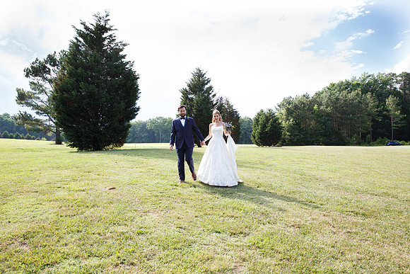 Bride & Groom June wedding at Valhalla Chapel Hill