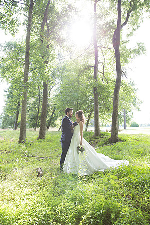 Bride & Groom June wedding at Valhalla Chapel Hill