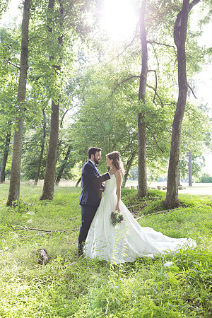 Bride & Groom June wedding at Valhalla Chapel Hill