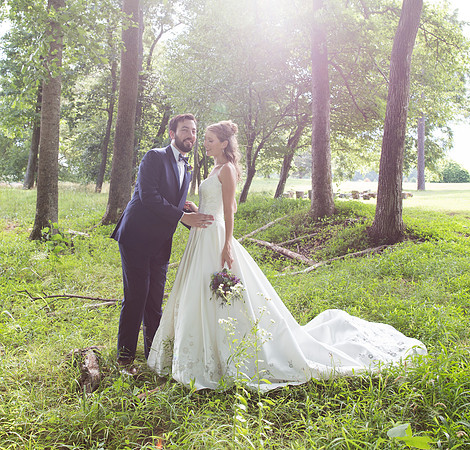 Bride & Groom June wedding at Valhalla Chapel Hill