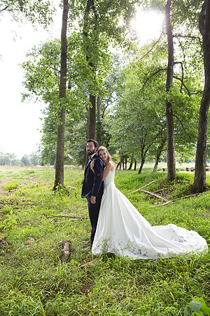 Bride & Groom June wedding at Valhalla Chapel Hill