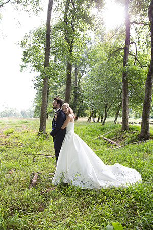 Bride & Groom June wedding at Valhalla Chapel Hill