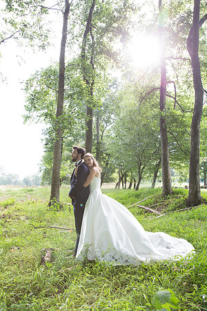 Bride & Groom June wedding at Valhalla Chapel Hill