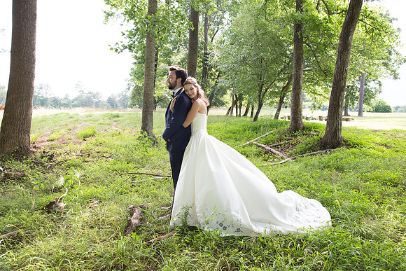 Bride & Groom June wedding at Valhalla Chapel Hill