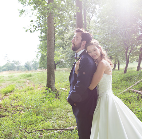 Bride & Groom June wedding at Valhalla Chapel Hill