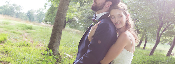 Bride & Groom June wedding at Valhalla Chapel Hill