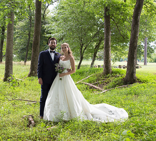 Bride & Groom June wedding at Valhalla Chapel Hill