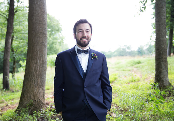 Bride & Groom June wedding at Valhalla Chapel Hill