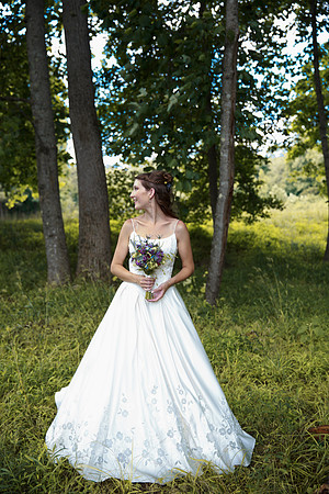 Bride & Groom June wedding at Valhalla Chapel Hill