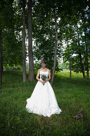 Bride & Groom June wedding at Valhalla Chapel Hill
