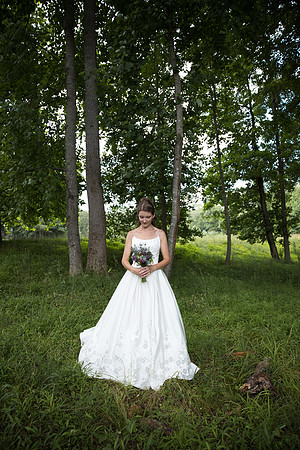 Bride & Groom June wedding at Valhalla Chapel Hill