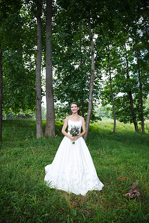 Bride & Groom June wedding at Valhalla Chapel Hill
