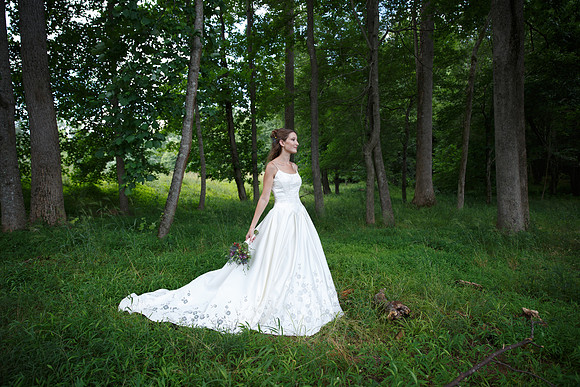 Bride & Groom June wedding at Valhalla Chapel Hill
