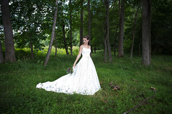 Bride & Groom June wedding at Valhalla Chapel Hill