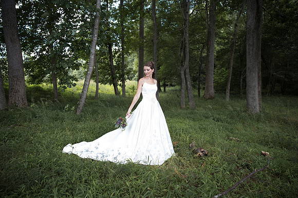 Bride & Groom June wedding at Valhalla Chapel Hill