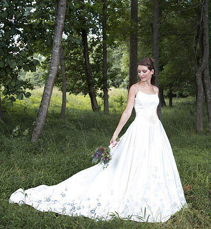 Bride & Groom June wedding at Valhalla Chapel Hill