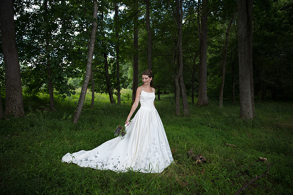 Bride & Groom June wedding at Valhalla Chapel Hill