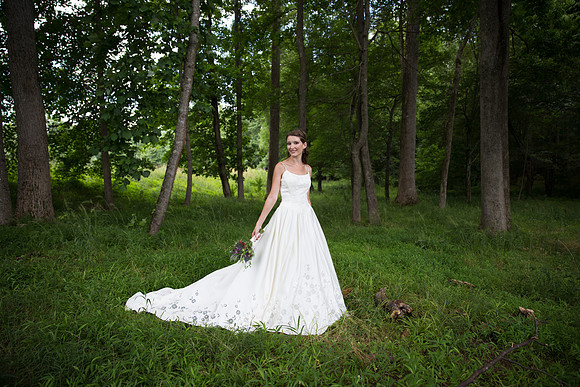 Bride & Groom June wedding at Valhalla Chapel Hill