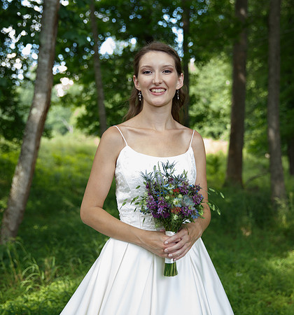 Bride & Groom June wedding at Valhalla Chapel Hill