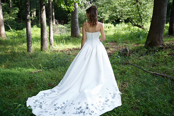 Bride & Groom June wedding at Valhalla Chapel Hill