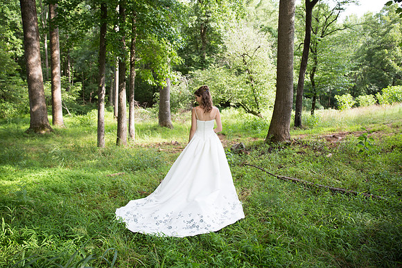 Bride & Groom June wedding at Valhalla Chapel Hill