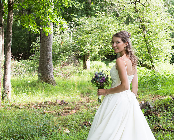Bride & Groom June wedding at Valhalla Chapel Hill