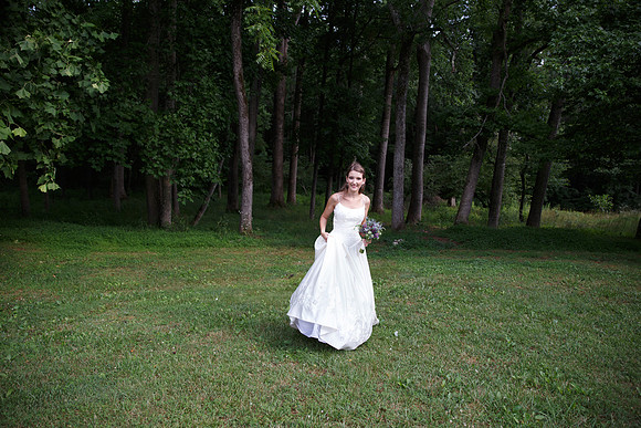 Bride & Groom June wedding at Valhalla Chapel Hill