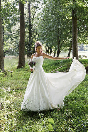 Bride & Groom June wedding at Valhalla Chapel Hill