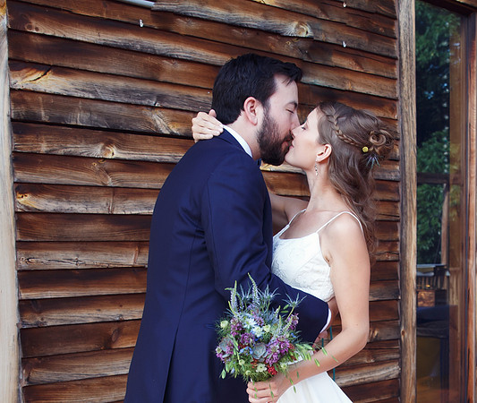 Bride & Groom June wedding at Valhalla Chapel Hill