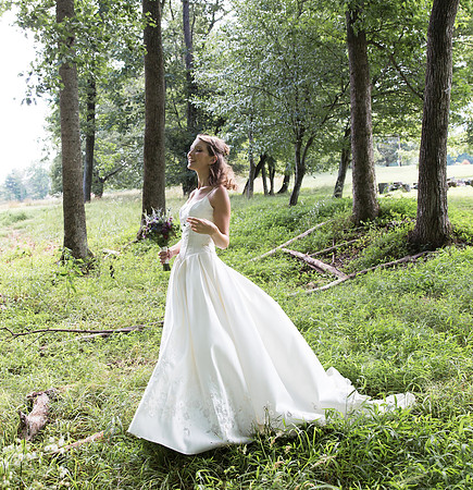 Bride & Groom June wedding at Valhalla Chapel Hill