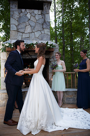 The Wedding Ceremony at Valhalla in Chapel Hill