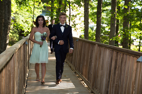 The Wedding Ceremony at Valhalla in Chapel Hill