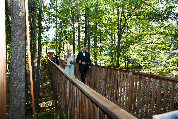 The Wedding Ceremony at Valhalla in Chapel Hill