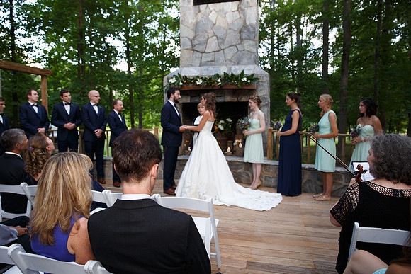 The Wedding Ceremony at Valhalla in Chapel Hill