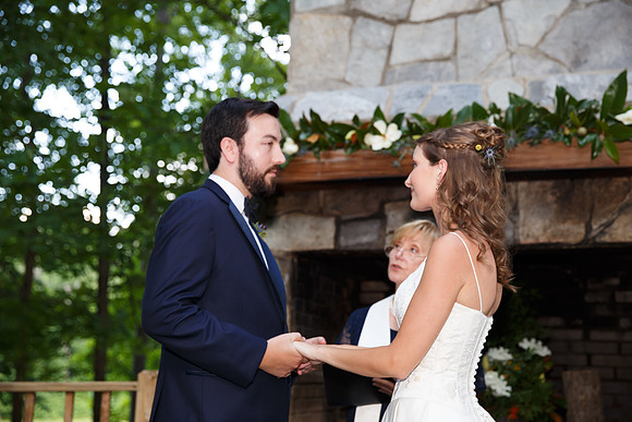 The Wedding Ceremony at Valhalla in Chapel Hill