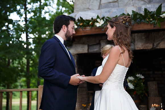 The Wedding Ceremony at Valhalla in Chapel Hill