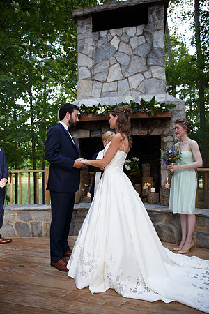 The Wedding Ceremony at Valhalla in Chapel Hill