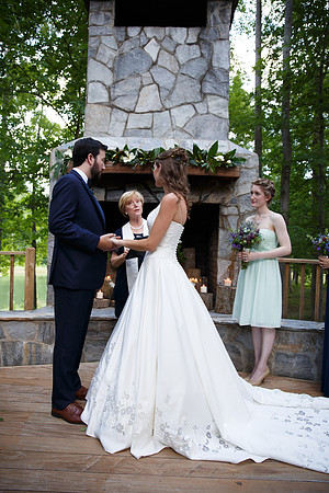 The Wedding Ceremony at Valhalla in Chapel Hill