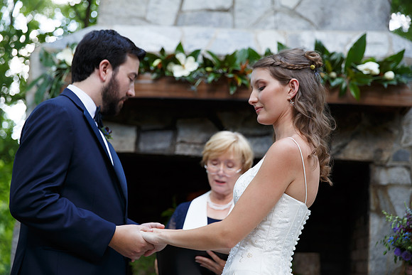 The Wedding Ceremony at Valhalla in Chapel Hill