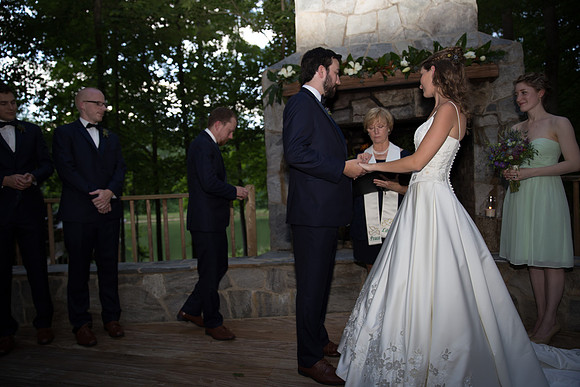 The Wedding Ceremony at Valhalla in Chapel Hill