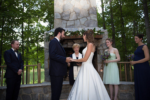 The Wedding Ceremony at Valhalla in Chapel Hill