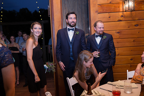 Wedding Reception The Barn at Valhalla Chapel Hill NC