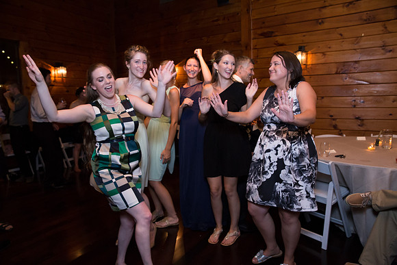 Wedding Reception The Barn at Valhalla Chapel Hill NC