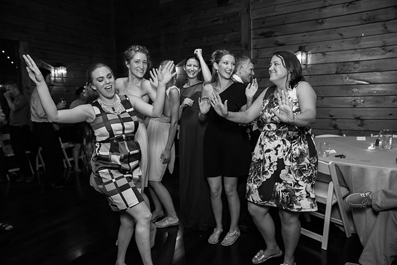 Wedding Reception The Barn at Valhalla Chapel Hill NC